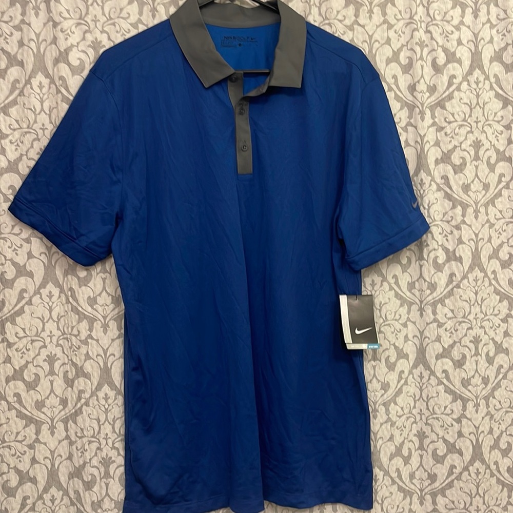 Nike Men's Golf Shirt size large NWT dri fit